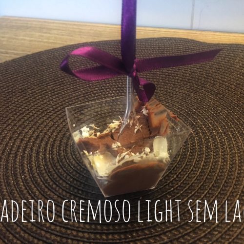 Brigadeiro Cremoso Light sem lactose